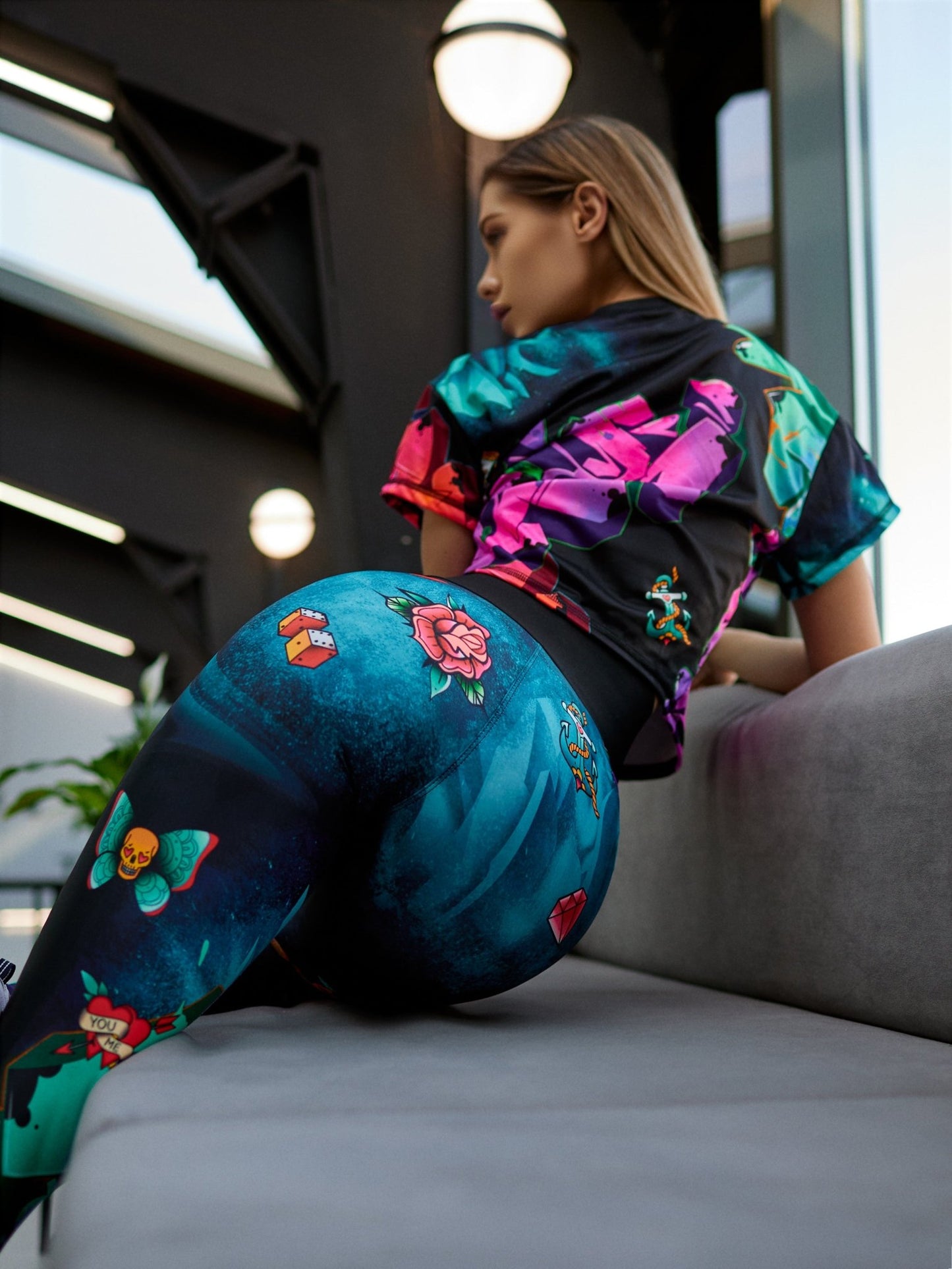 Leggings Bona Corsage Pin-Up Girl - Bona Fide