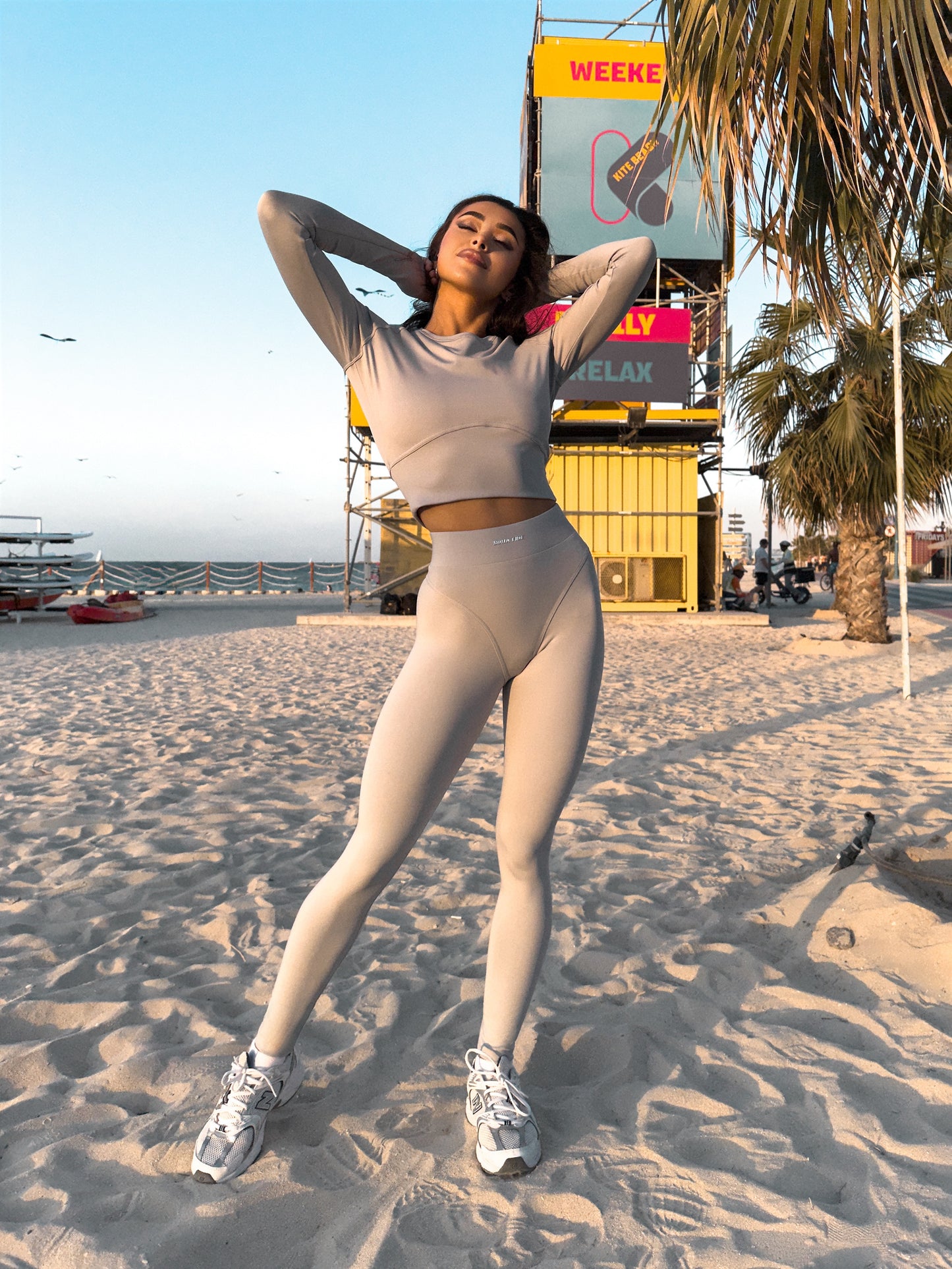 Leggings Magnetic Gray