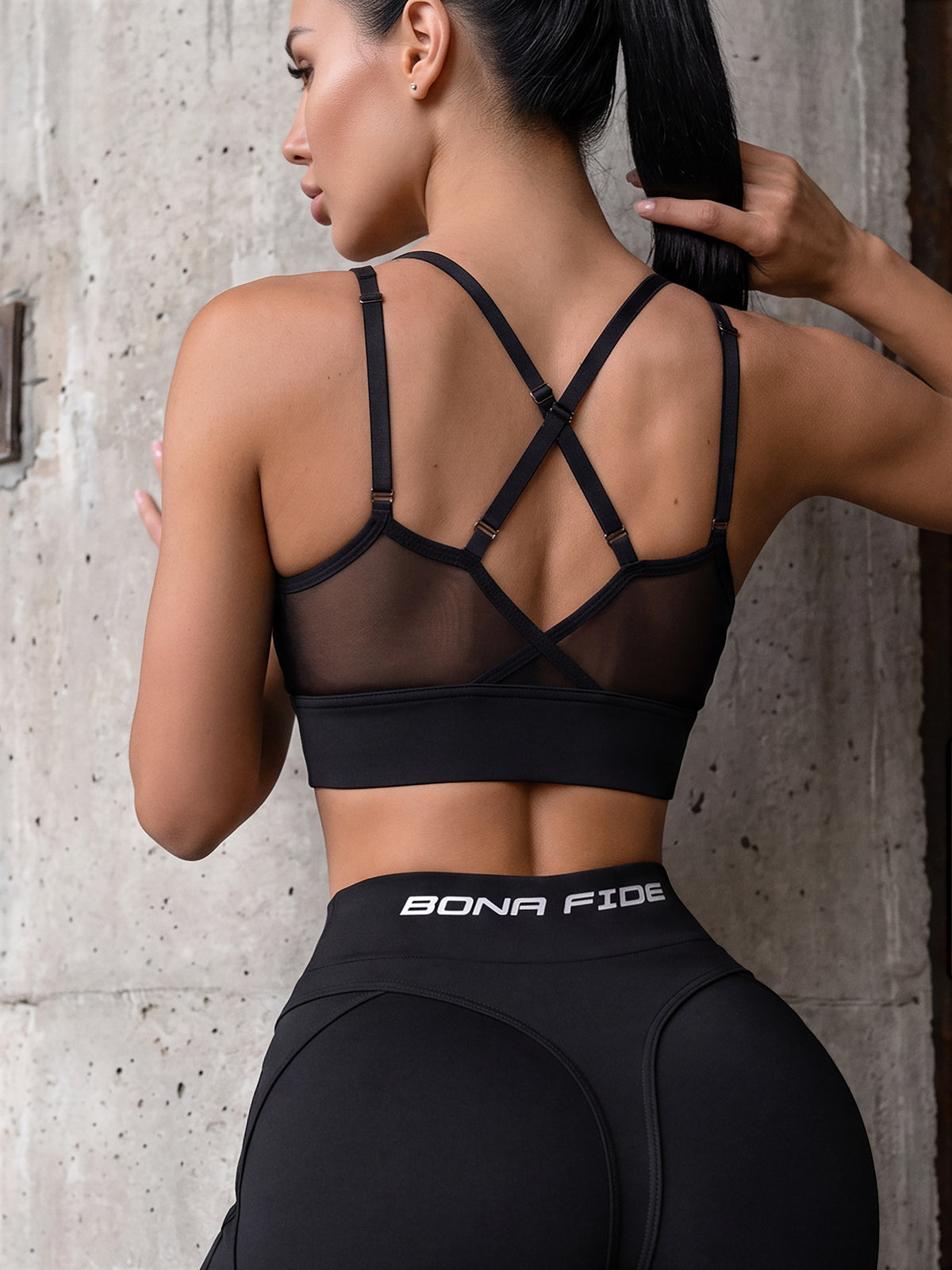 Sports Bra Just Sex It Black
