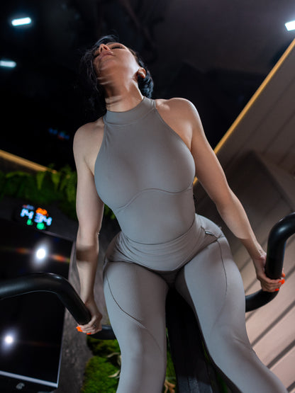 Tank Top Ribbed Gray