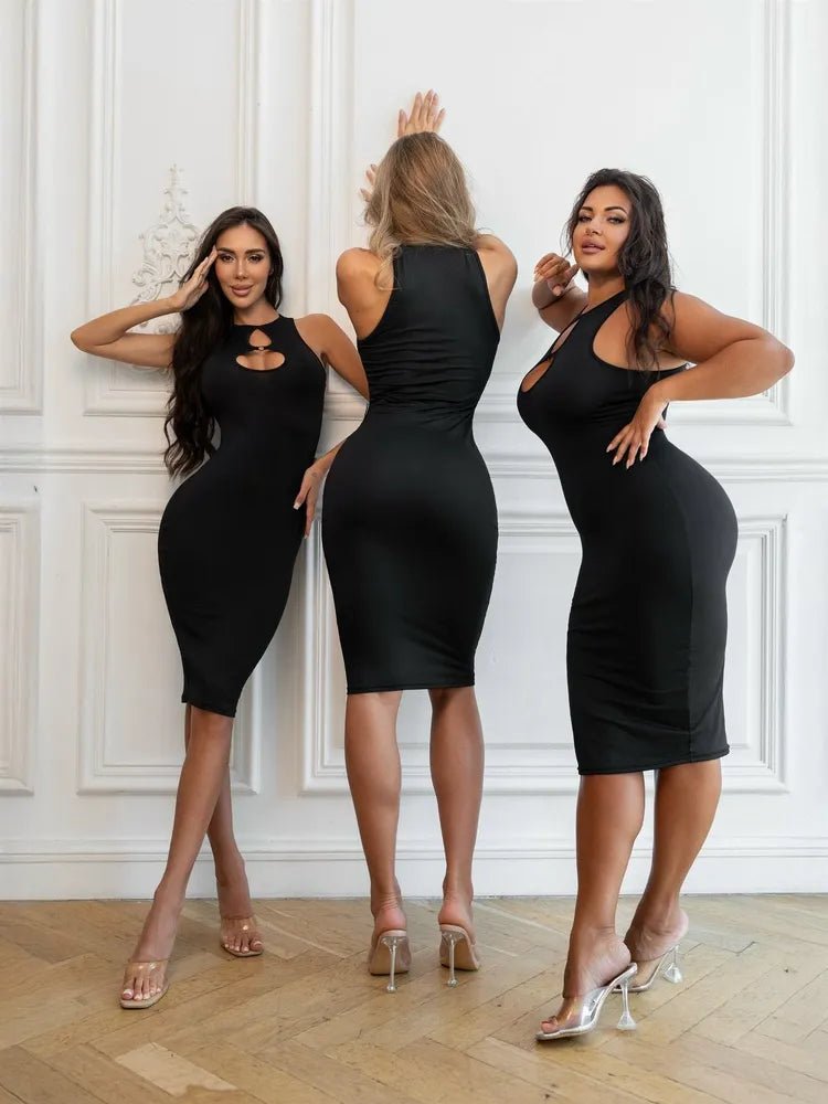 Dress Miami long Black - Bona Fide