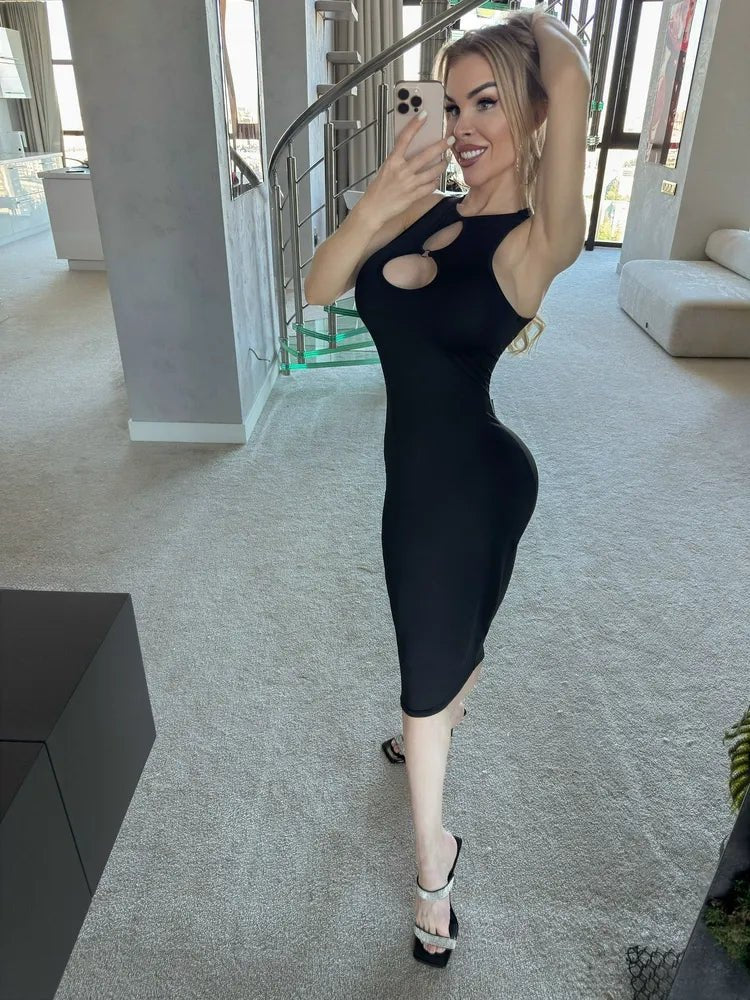 Dress Miami long Black - Bona Fide