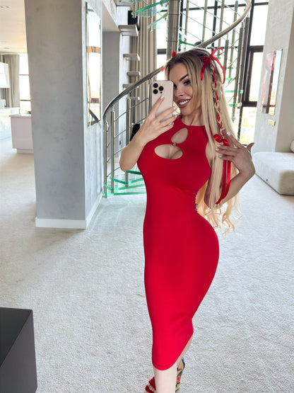 Dress Miami long Red - Bona Fide