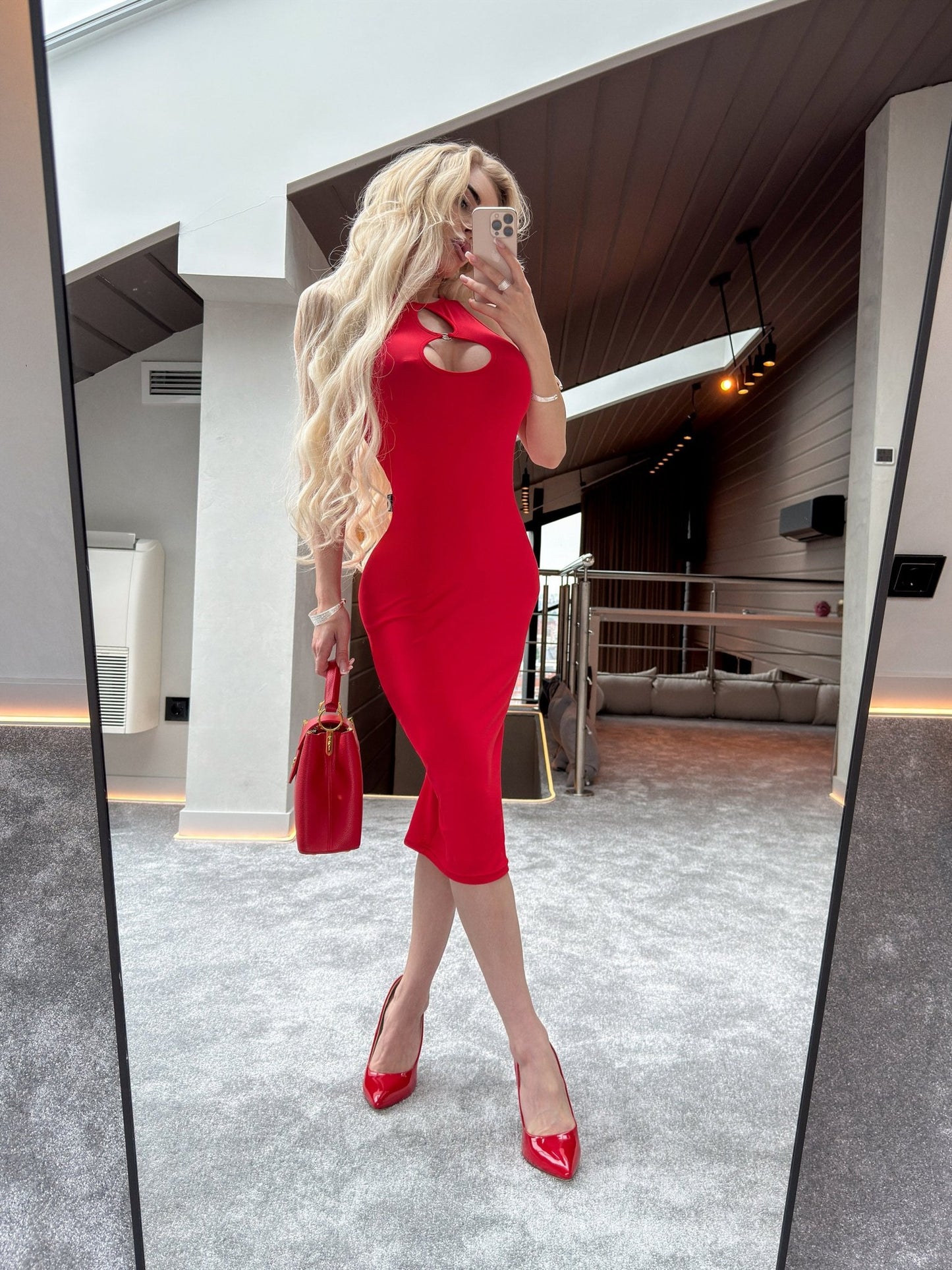 Dress Miami long Red - Bona Fide