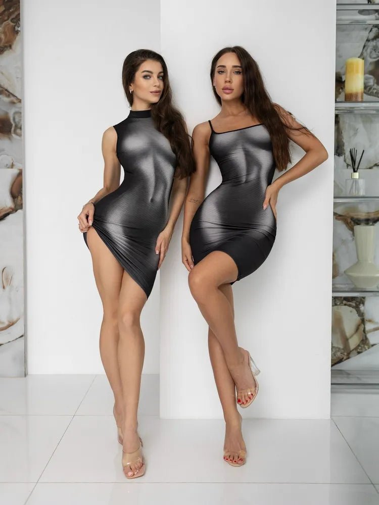 Dress Mini Naked Grey - Bona Fide