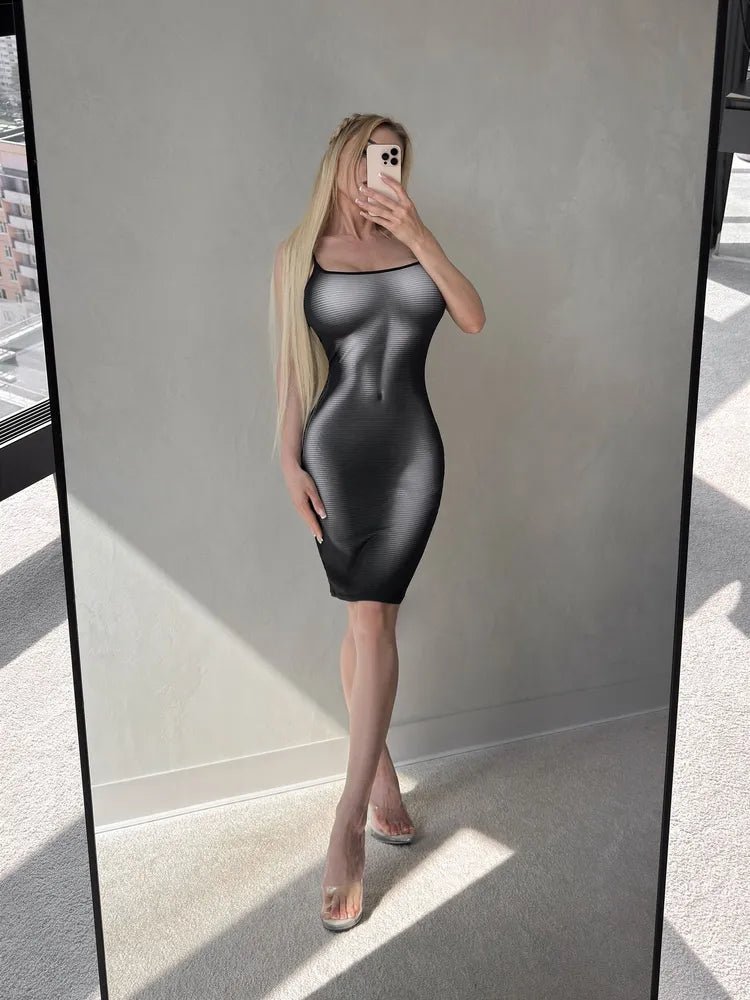 Dress Nudy Nude Naked Grey - Bona Fide