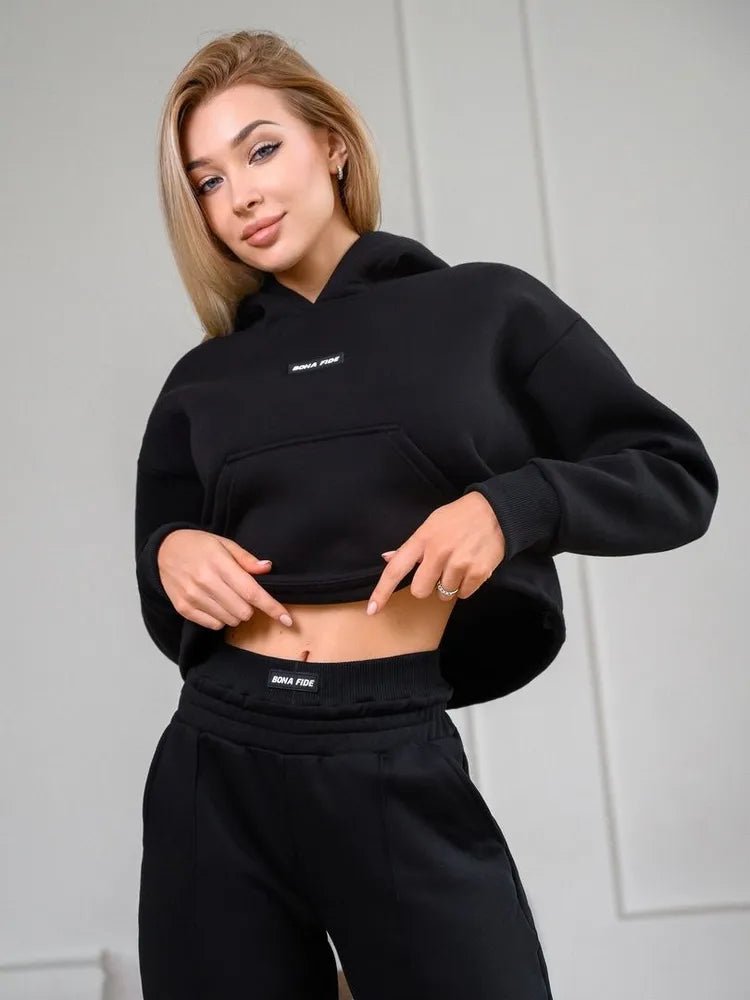 Hoody Prime Hoodie Black - Bona Fide