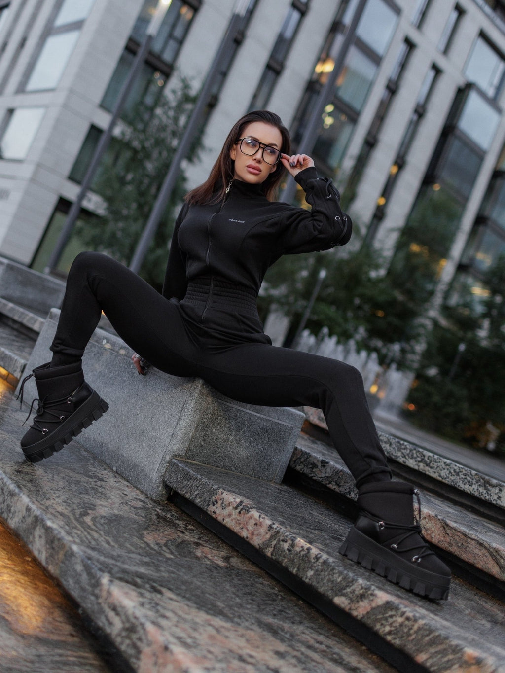 Jumpsuit Delila Black - Bona Fide