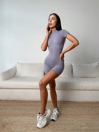 Jumpsuit Extra Sexy Back Gray - Bona Fide