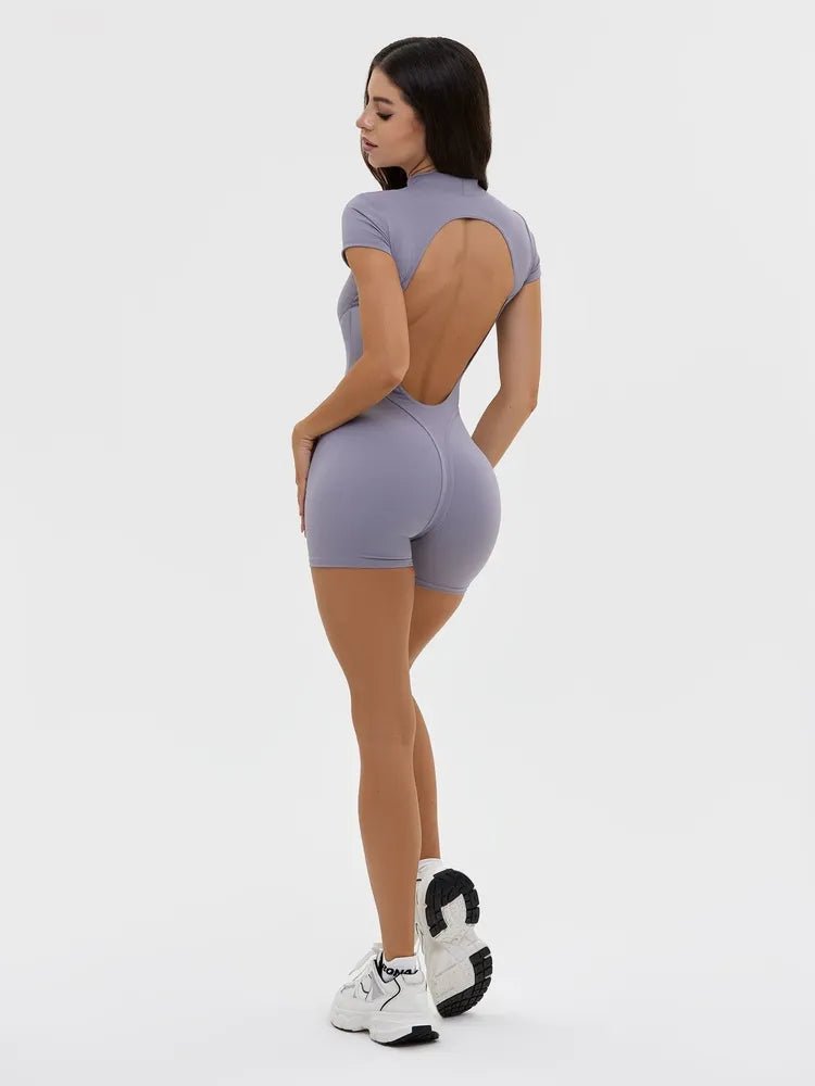 Jumpsuit Extra Sexy Back Gray - Bona Fide