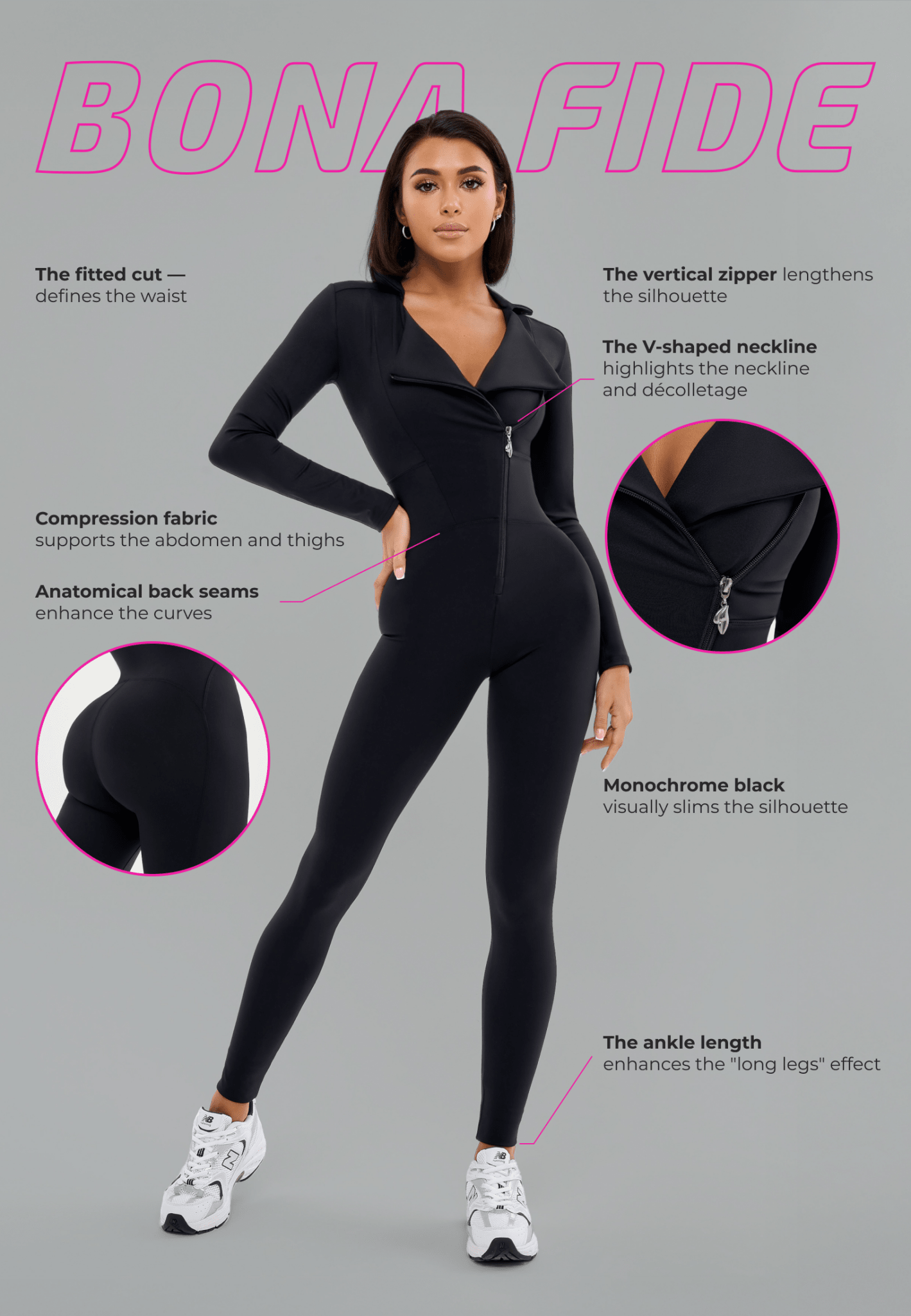 Jumpsuit Harley’s Queen Black - Bona Fide