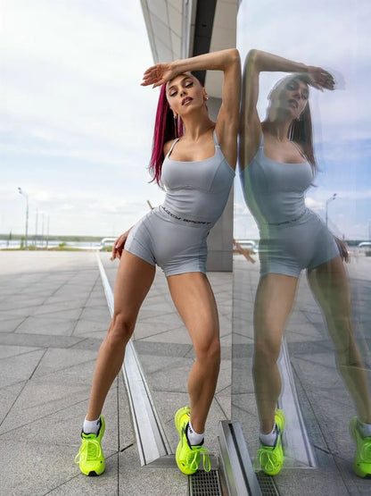 Jumpsuit Light Flow Juicy Light Gray - Bona Fide