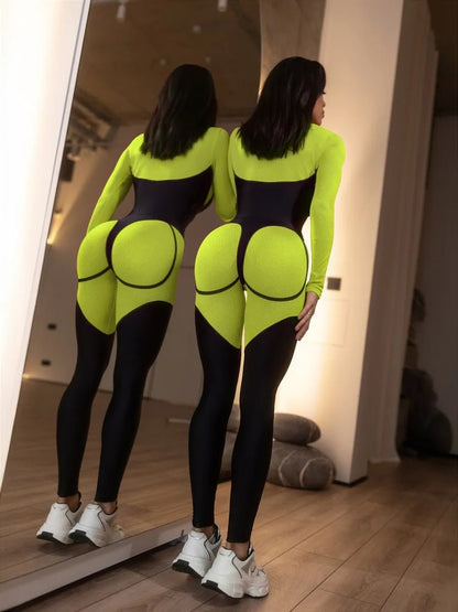 Jumpsuit Mistress Yellow Neon - Bona Fide