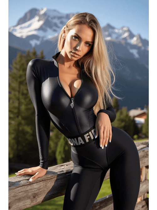Jumpsuit Sex Suit Long Black - Bona Fide