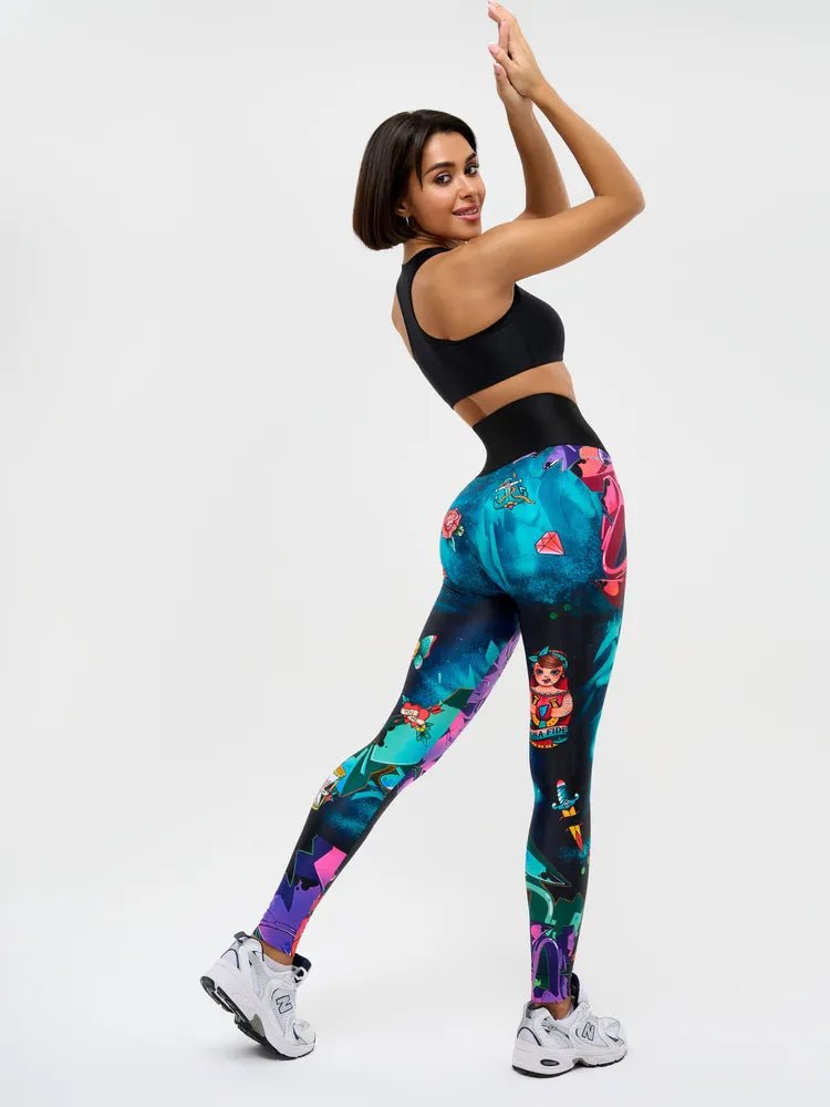 Leggings Bona Corsage Pin - Up Girl - Bona Fide
