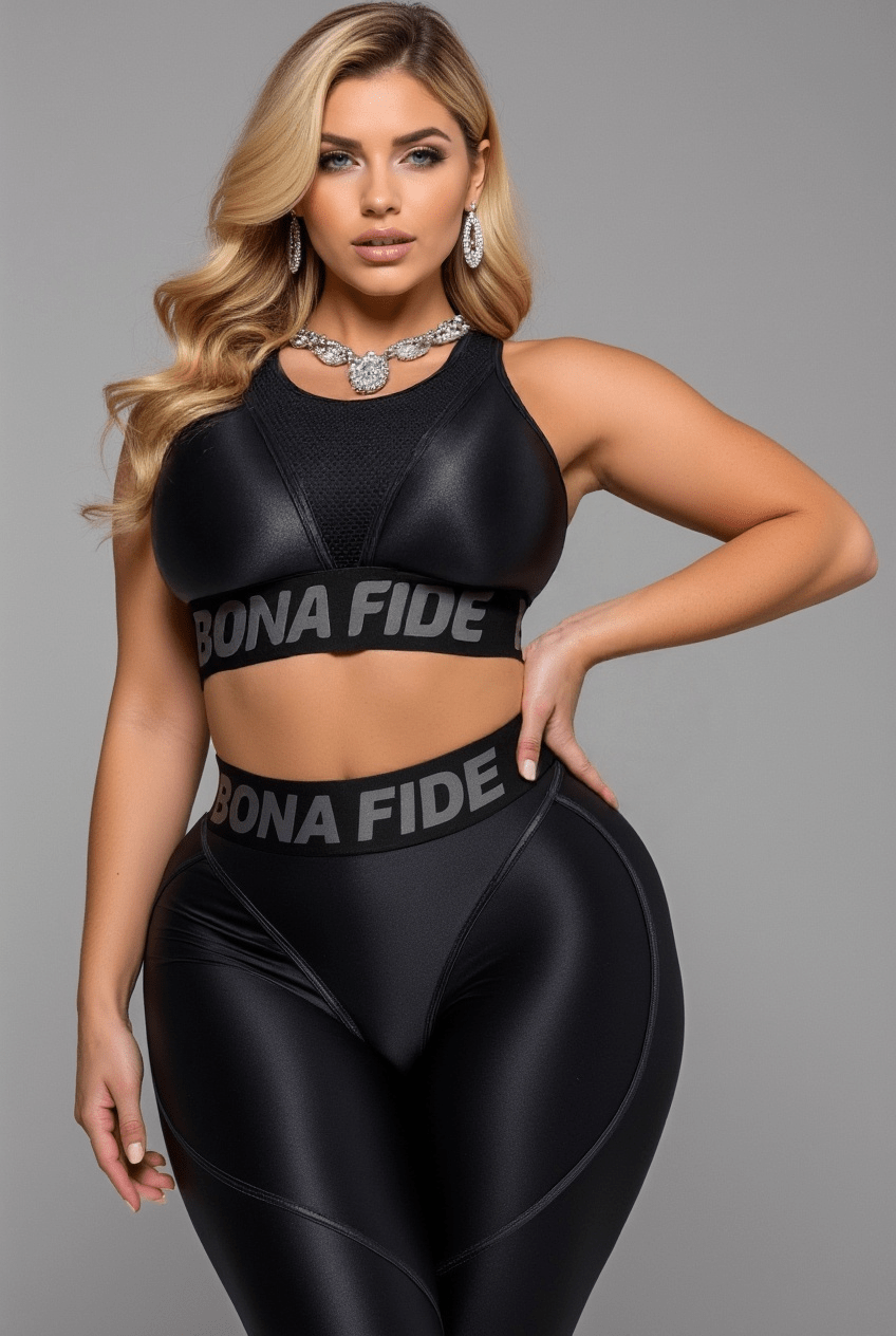 Leggings Extra Sex LYC Black - Bona Fide