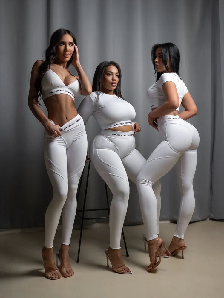 Leggings Extra Sex Push - Up Juicy White - Bona Fide
