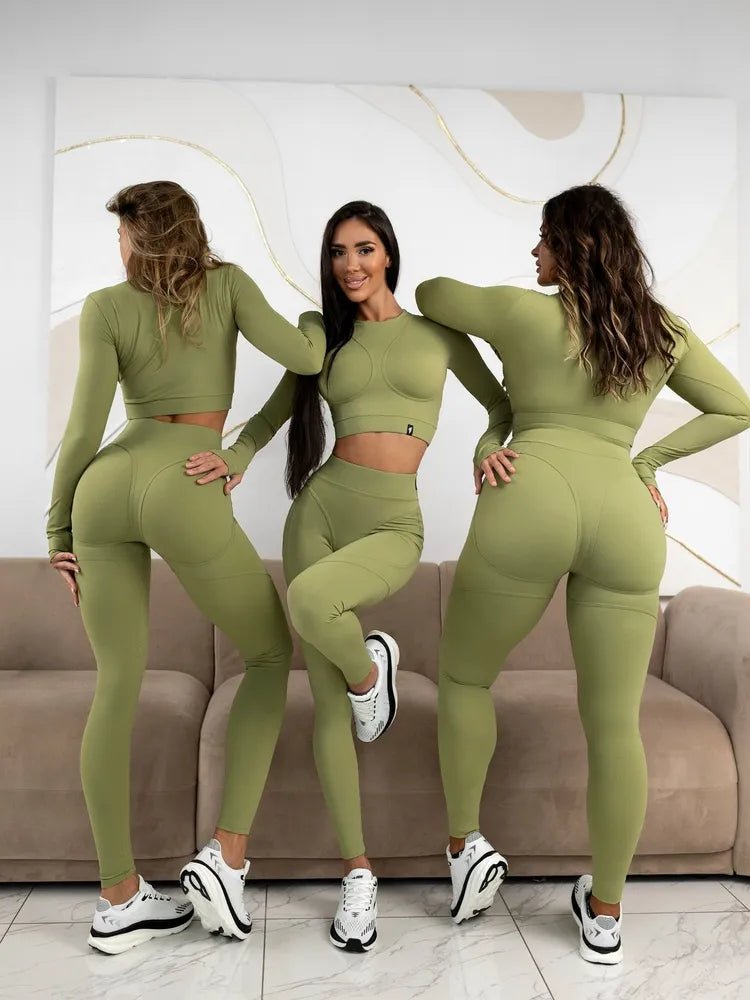 Leggings Extra Sex - Push Up Olive - Bona Fide