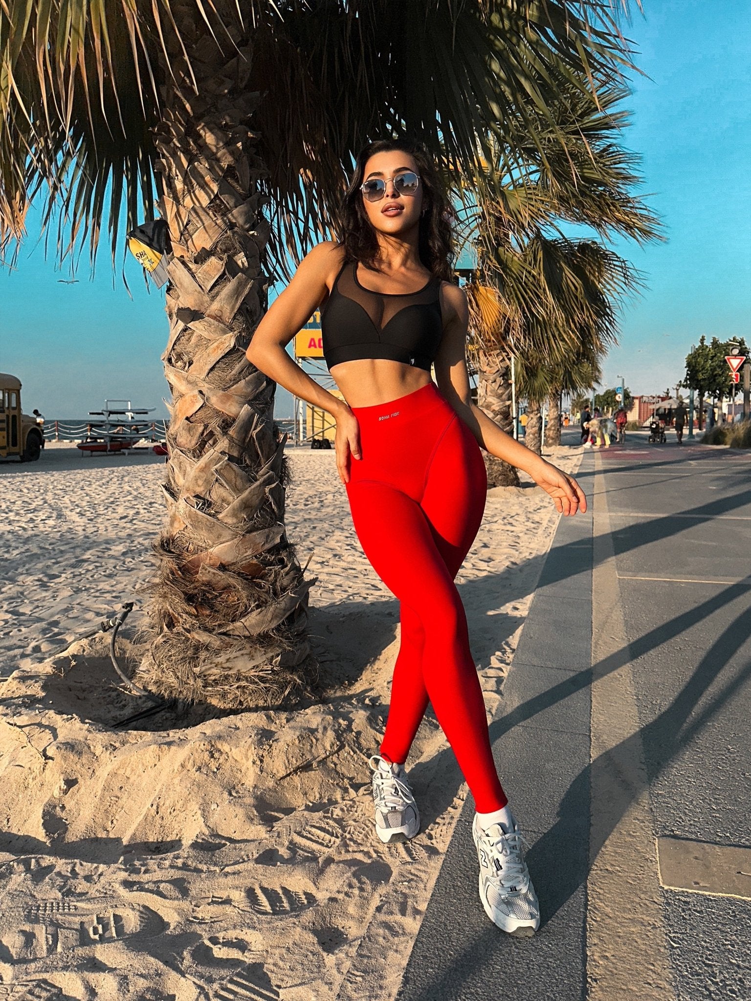 Leggings Magnetic Red - Bona Fide