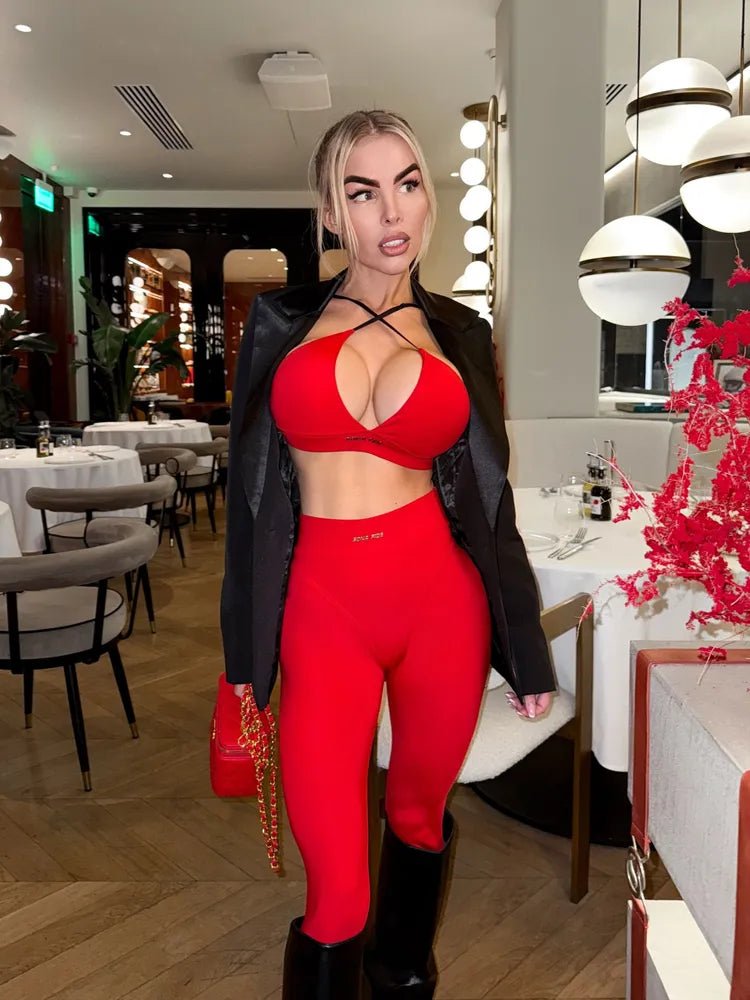 Leggings Magnetic Red - Bona Fide