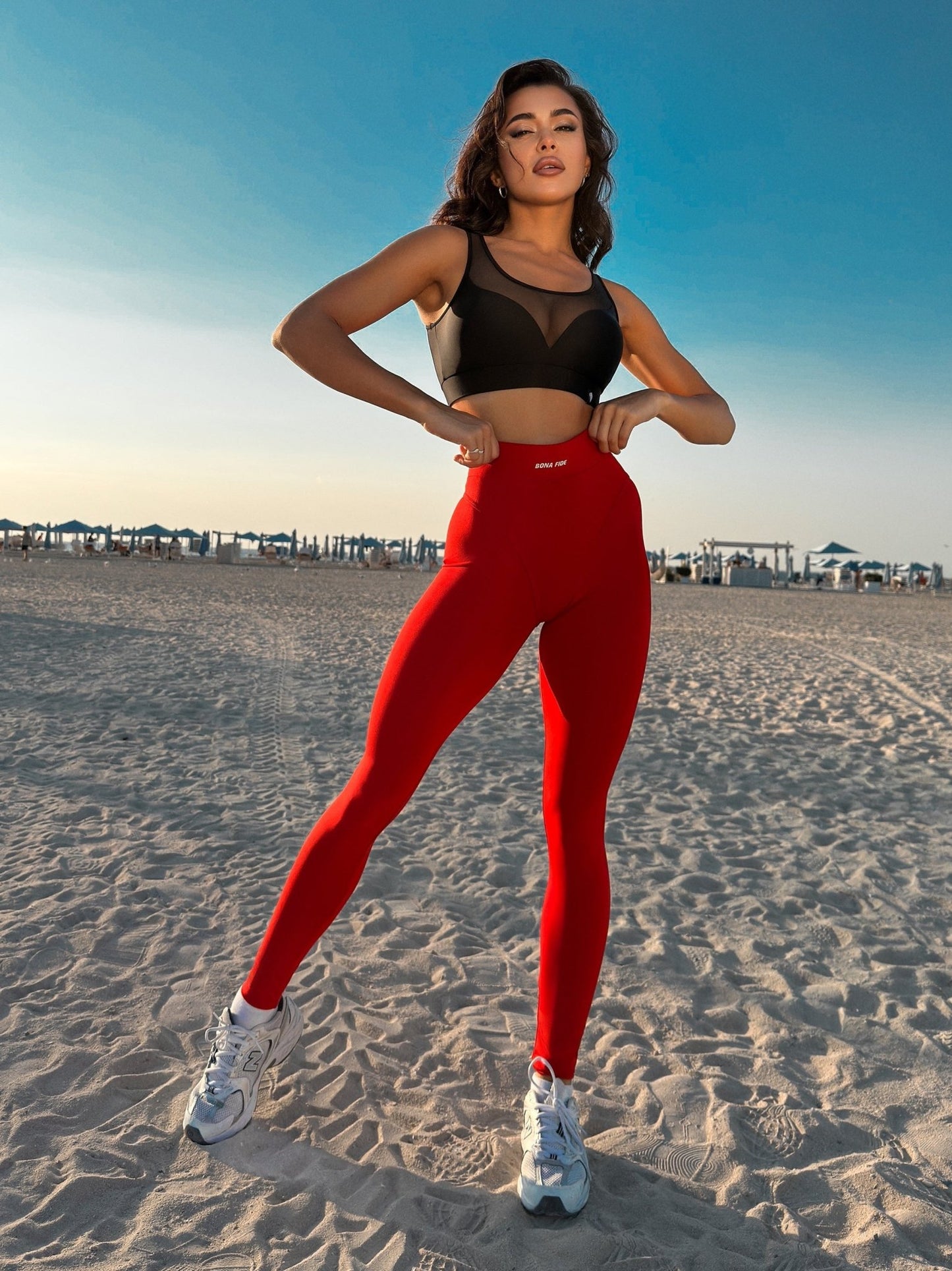 Leggings Magnetic Red - Bona Fide