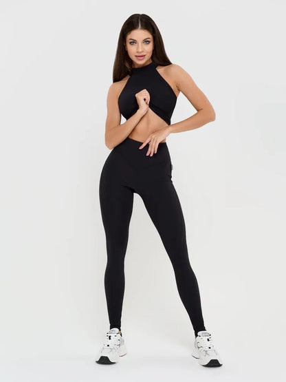Leggings Ribbed Black - Bona Fide