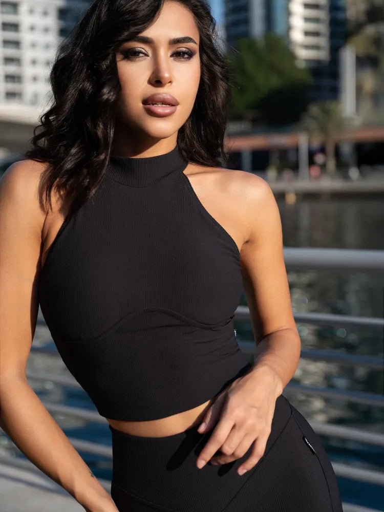 Leggings Ribbed Black - Bona Fide