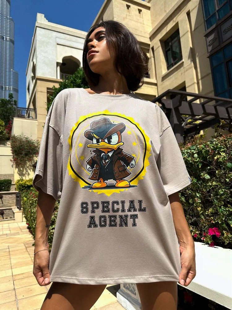 Oversize T-shirt Agent Duck - One size - Bona Fide