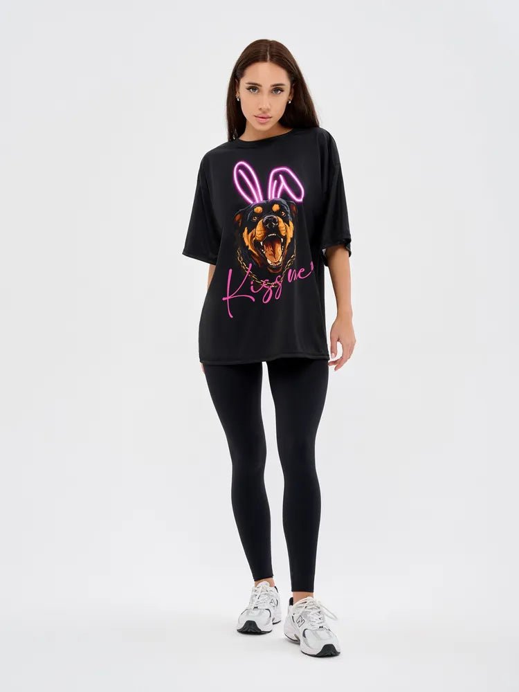OVERSIZE T-shirt Dangerous Kiss - Bona Fide