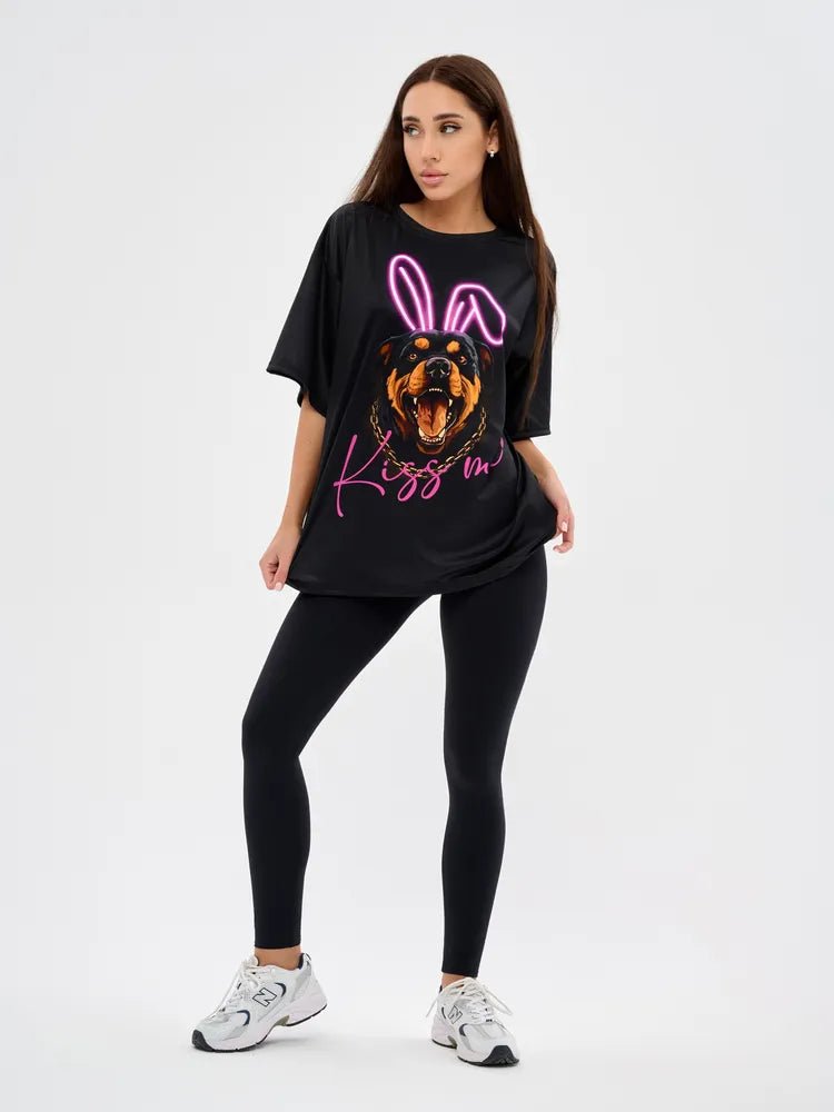 OVERSIZE T-shirt Dangerous Kiss - Bona Fide