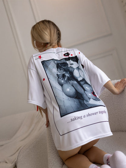 Oversize T-shirt Full of Love - One size - Bona Fide