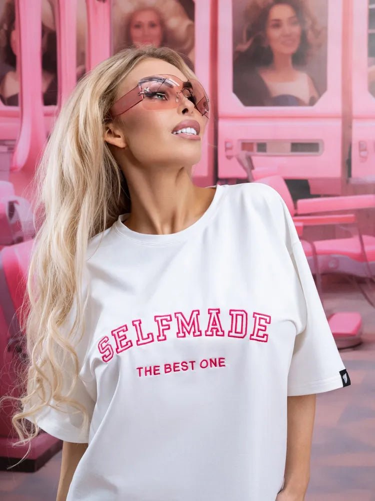 Oversize T-shirt Selfmade White - One size - Bona Fide