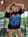 Oversize T-shirt Yo - Yo Girl - One Size - Bona Fide