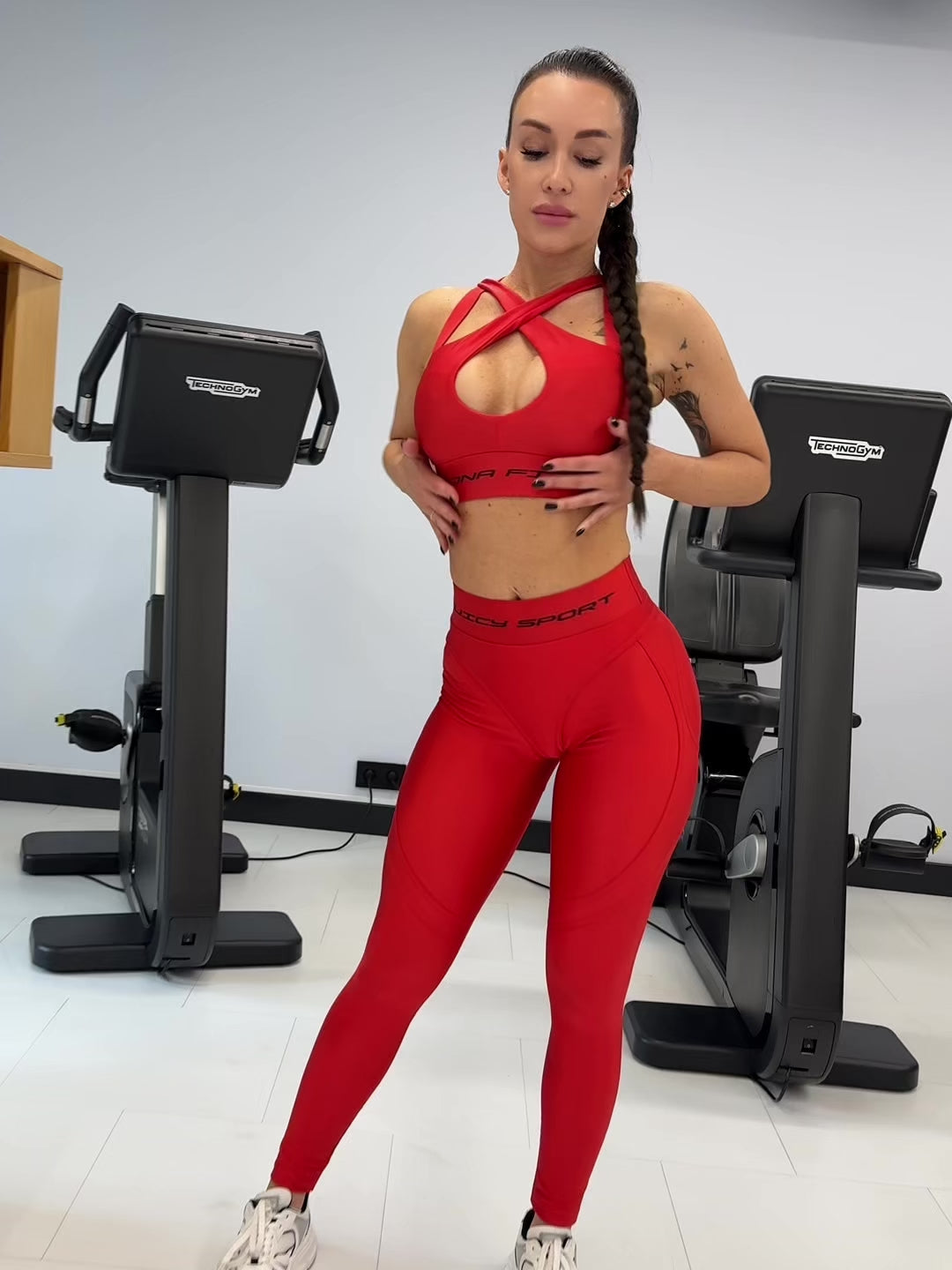 Leggings Extra Sex Push-Up Juicy Red