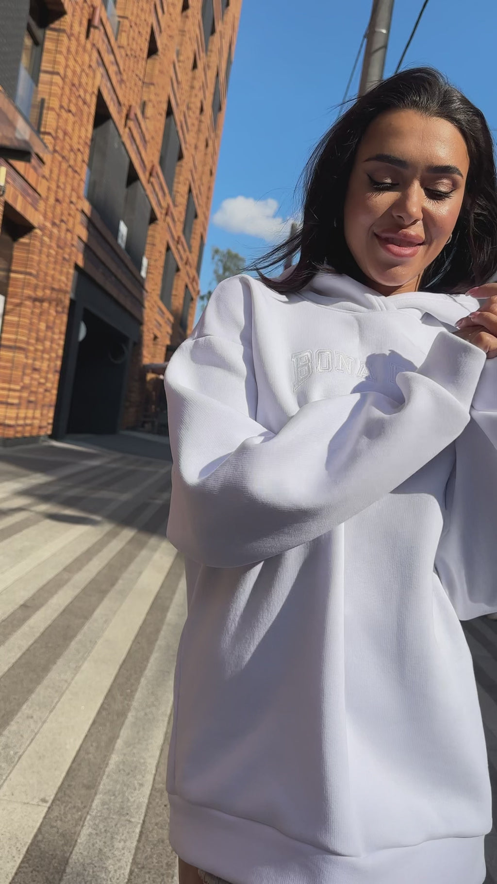 Hoody Bona Hoody White