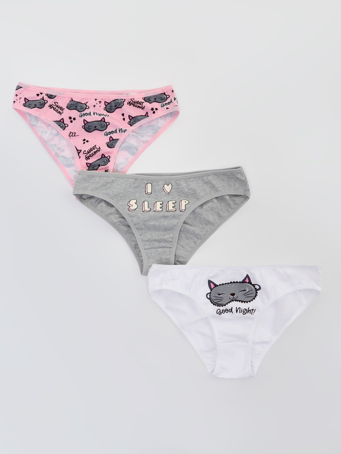 Set of the Panties Sleepy Cat - Bona Fide