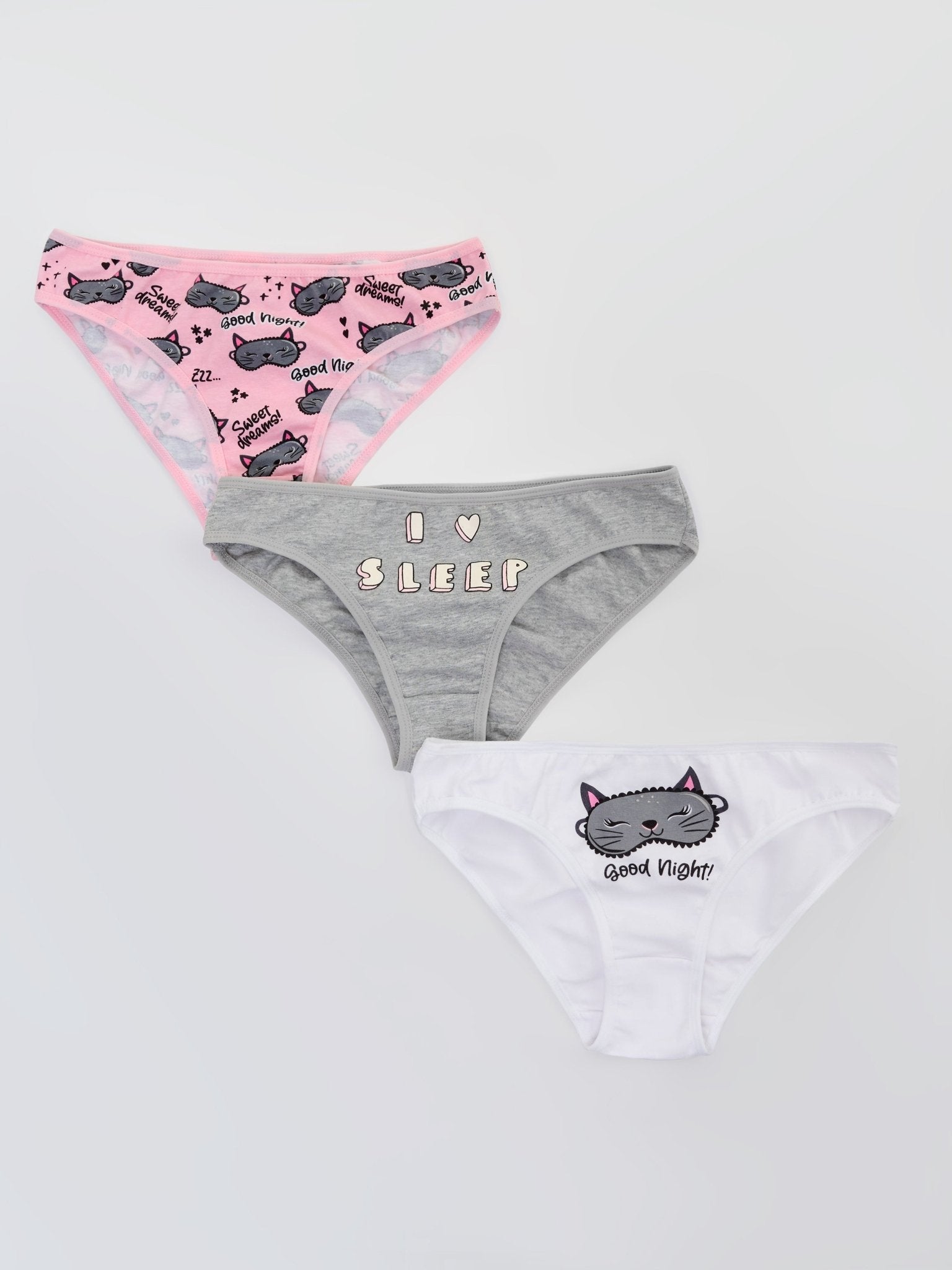 Set of the Panties Sleepy Cat - Bona Fide