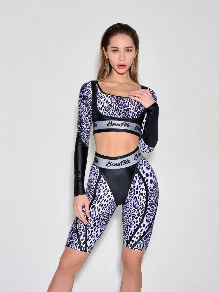 Shorts Aerobica Cycling Snow Leo - Bona Fide