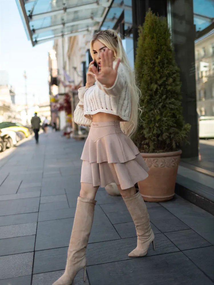 Skirt Miss Kiss Beige - Bona Fide