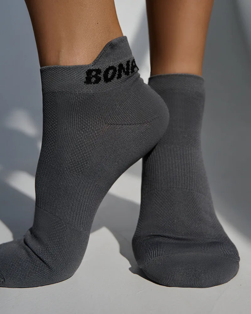 Socks Gray (3 pairs) - Bona Fide
