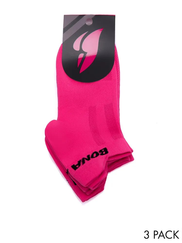 Socks Pink (3 pairs) - Bona Fide