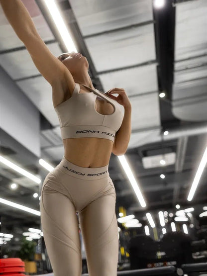 Sports Bra Heart Crush Top Juicy Nude - Bona Fide