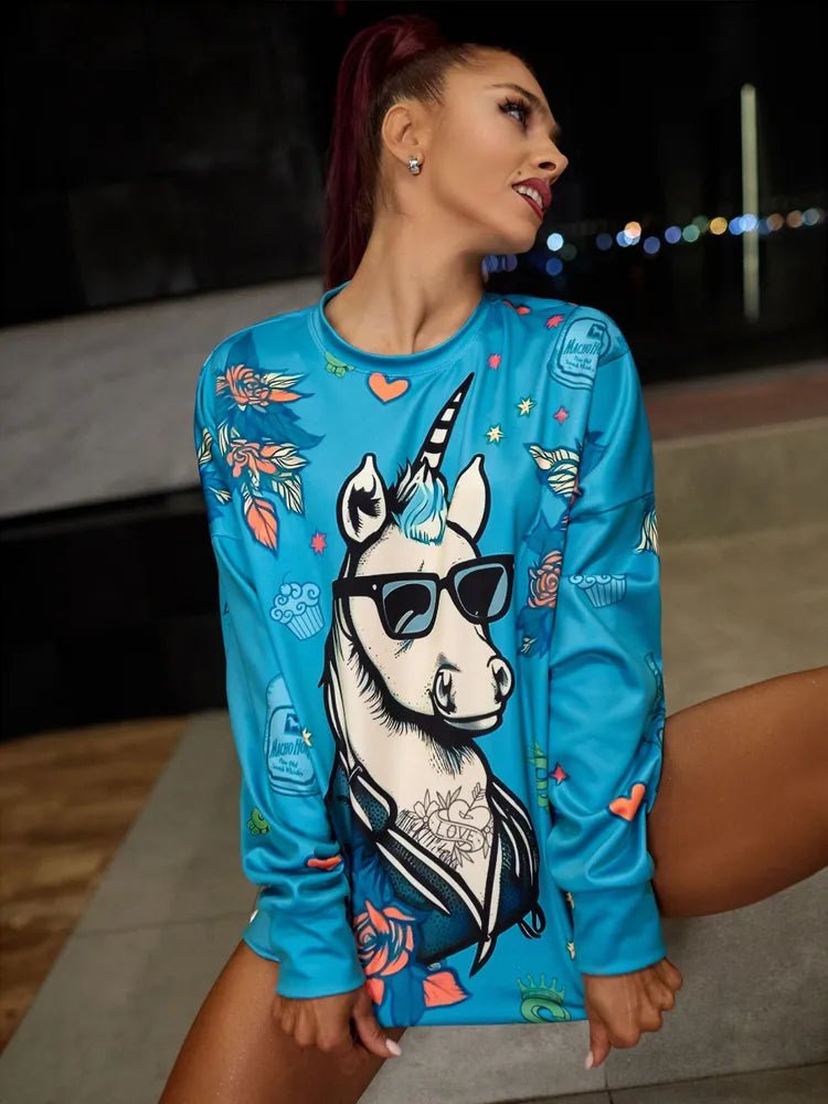 Sweatshirt PIC - shirt Macho horse - Bona Fide