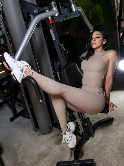 Tank Top Ribbed Beige - Bona Fide