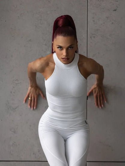 Tank Top Ribbed White - Bona Fide