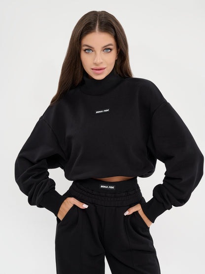 Vogue Sweatshirt Black - Bona Fide