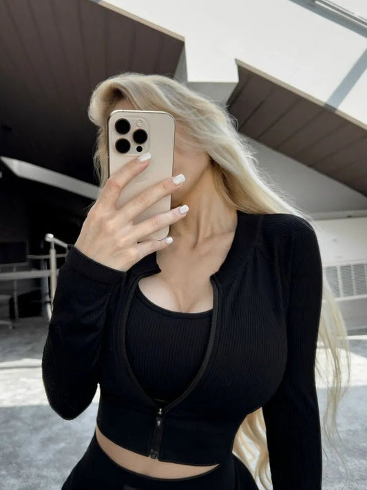 Workout Top Angel Black - Bona Fide