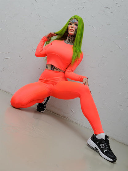 Workout Top Base Rash Coral - Bona Fide