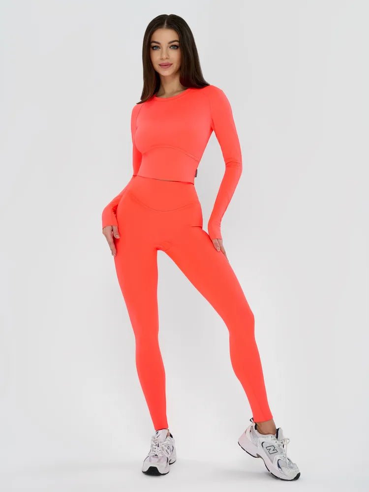 Workout Top Base Rash Coral - Bona Fide
