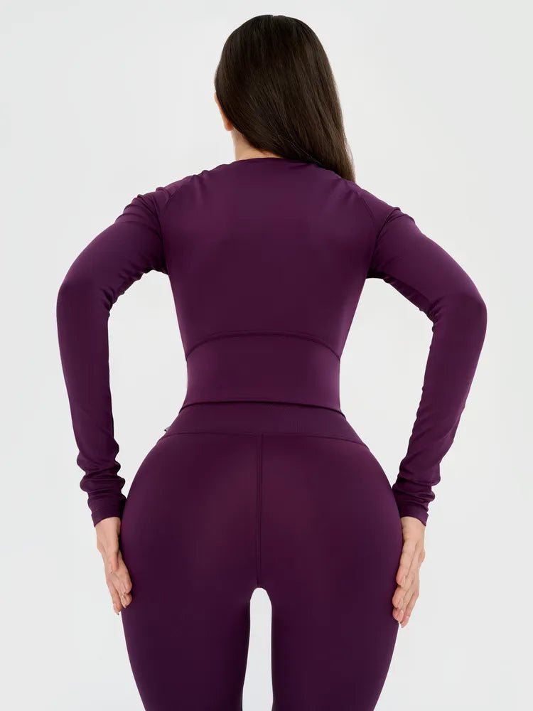 Workout Top Base Rash Purple - Bona Fide
